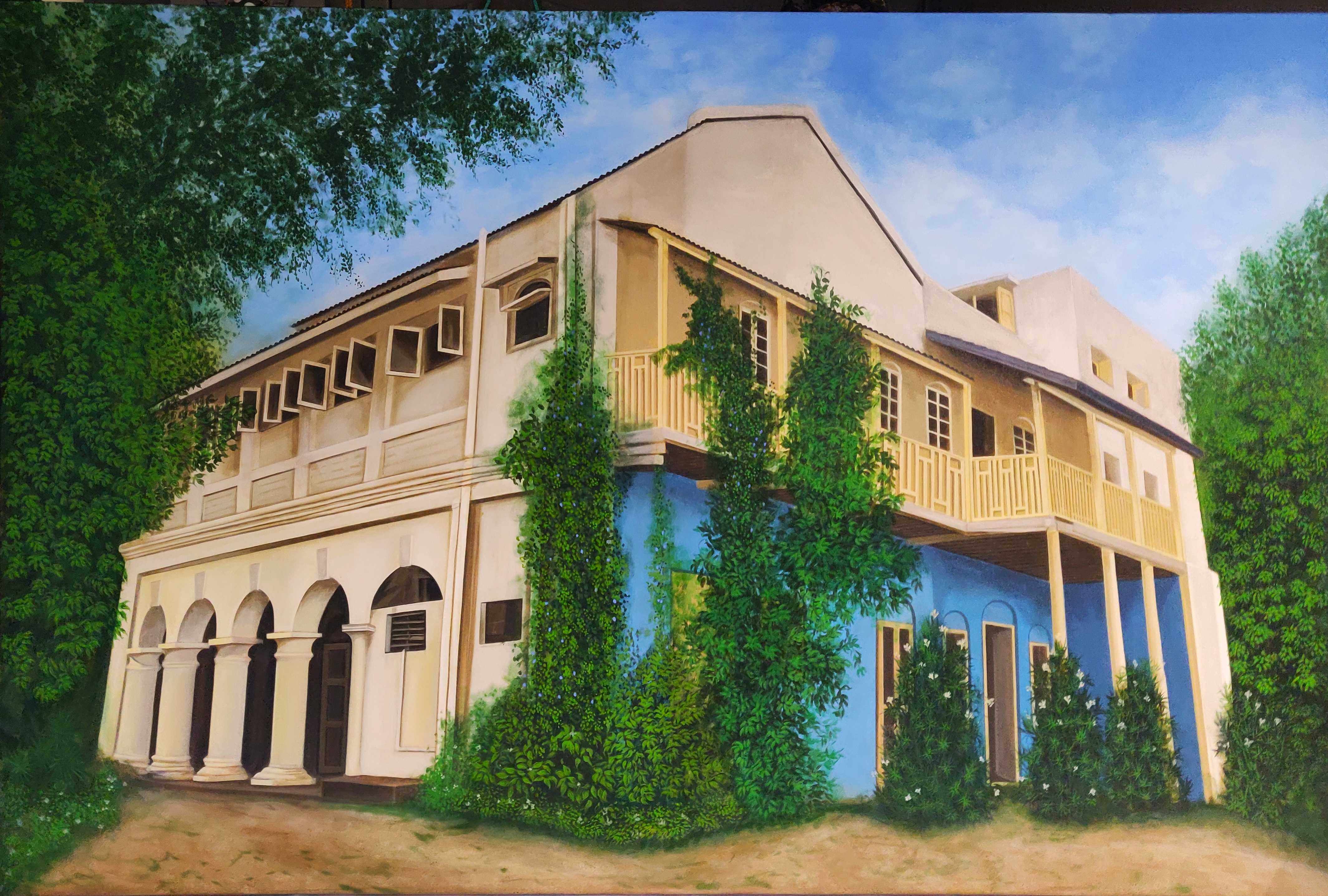 The Villa Painting